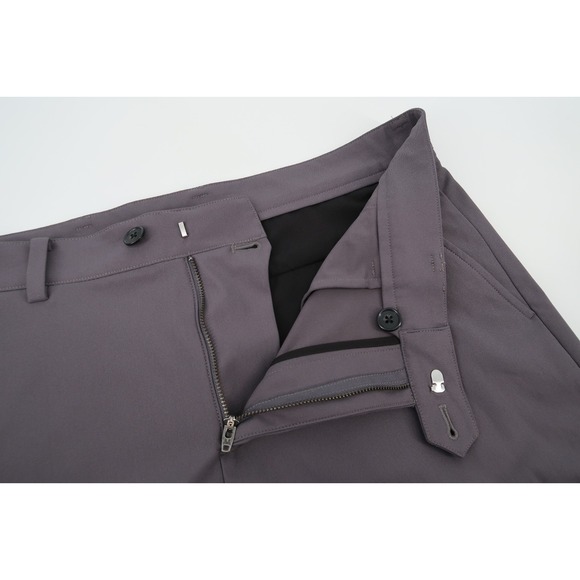 Mizzen Main Men's 38x34 Upton Chino Pants Gray Solid Straight - Picture 3 of 11